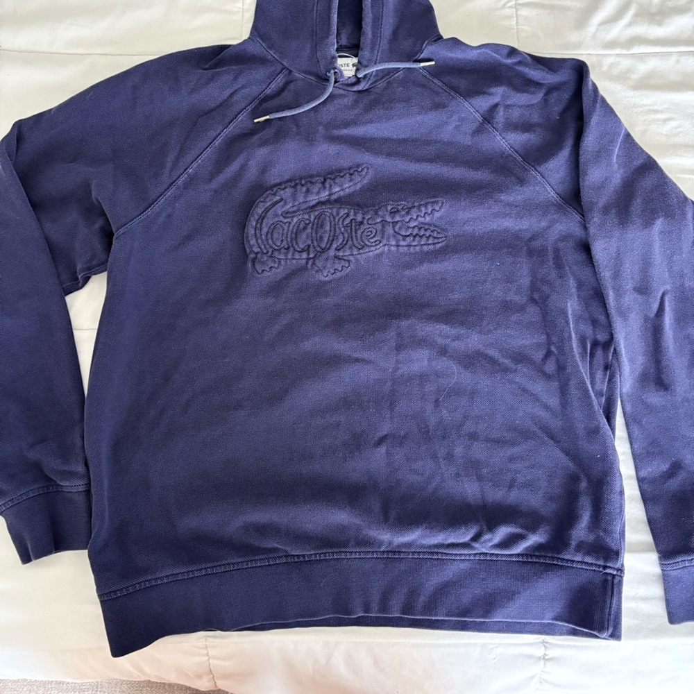 Vintage Lacoste Deep Blue Relaxed Fit Sweatshirt